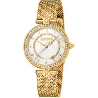 Just Cavalli, Montre, Glam Chic Obsessive Snake - JC1L240M0025, Or, (Horloge analogique, 32 mm) - Publicité Just Cavalli, Montre, Glam Chic Obsessive Snake - JC1L240M0025, Or, (Horloge analogique, 32 mm) - Publicité