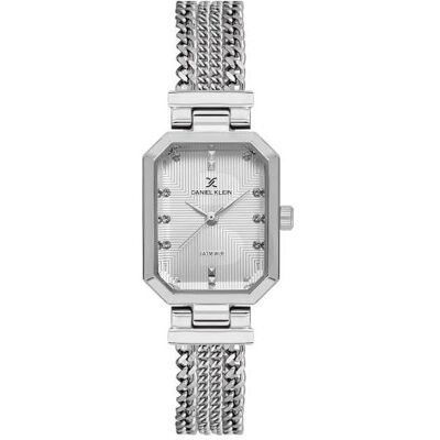 Daniel Klein, Montre, DK.1.14103-1, Argent, (Horloge analogique, 40 mm) - Publicité Daniel Klein, Montre, DK.1.14103-1, Argent, (Horloge analogique, 40 mm) - Publicité
