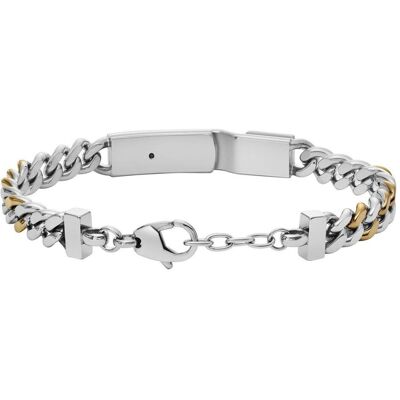 Bracelet, Bracelet en acier, (20.50 cm, Acier inoxydable, DIESEL FONT) - Publicité Bracelet, Bracelet en acier, (20.50 cm, Acier inoxydable, DIESEL FONT) - Publicité