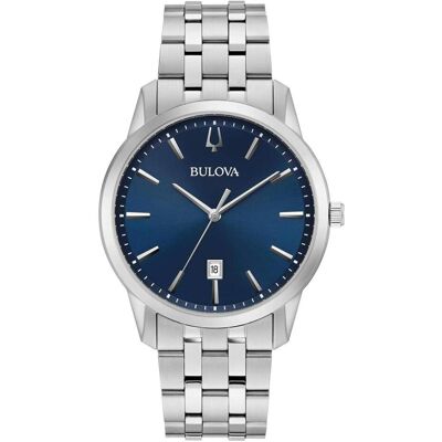 Bulova, Montre, 96B338, Argent, (Horloge analogique, 40 mm) - Publicité Bulova, Montre, 96B338, Argent, (Horloge analogique, 40 mm) - Publicité