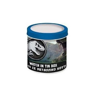 Jurassic Park, Montre, Uhr Für Kleinkinder 000570996 - Tin Box (Ø 33 Mm), Transparent, (33 mm) - Publicité Jurassic Park, Montre, Uhr Für Kleinkinder 000570996 - Tin Box (Ø 33 Mm), Transparent, (33 mm) - Publicité