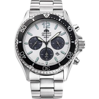 Orient, Montre, Mako RA-TX0203S10B, Argent, (Montre de sport, 43 mm) - Publicité Orient, Montre, Mako RA-TX0203S10B, Argent, (Montre de sport, 43 mm) - Publicité