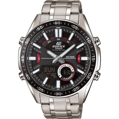 Casio Montre, EFV-C10, Argent, (Horloge analogique, 46.60 mm) - Publicité Casio Montre, EFV-C10, Argent, (Horloge analogique, 46.60 mm) - Publicité