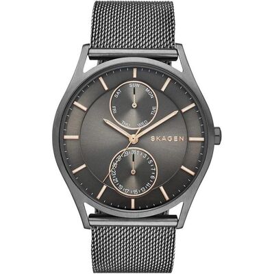 Skagen, Montre, Holst, Gris, (Horloge analogique, 40 mm) - Publicité Skagen, Montre, Holst, Gris, (Horloge analogique, 40 mm) - Publicité