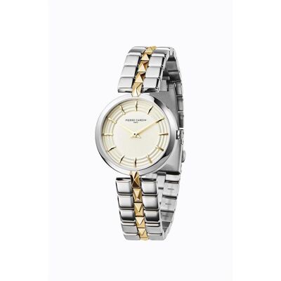 Pierre Cardin, Montre, Damenuhr CF.0707.SU.G (Ø 32 mm), Or, Gris, (32 mm) - Publicité Pierre Cardin, Montre, Damenuhr CF.0707.SU.G (Ø 32 mm), Or, Gris, (32 mm) - Publicité