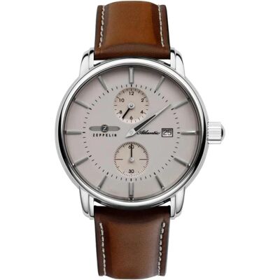 Zeppelin, Montre, Atlatnic, Marron, (Horloge analogique, 42 mm) - Publicité Zeppelin, Montre, Atlatnic, Marron, (Horloge analogique, 42 mm) - Publicité