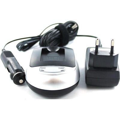 AGI Chargeur compatible avec Panasonic Lumix DMC-TZ22 (Chargeur de batterie d'appareil photo), Alimentation pour appareil photo, Argent - Publicité AGI Chargeur compatible avec Panasonic Lumix DMC-TZ22 (Chargeur de batterie d'appareil photo), Alimentation pour appareil photo, Argent - Publicité