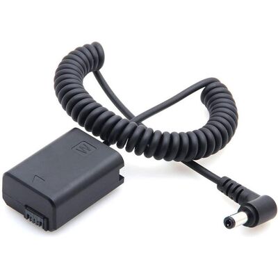 Caruba Sony NP FW50 entièrement décodé Batterie factice (câble à ressort) (Batterie de l'appareil photo), Alimentation pour appareil photo, Noir - Publicité Caruba Sony NP FW50 entièrement décodé Batterie factice (câble à ressort) (Batterie de l'appareil photo), Alimentation pour appareil photo, Noir - Publicité