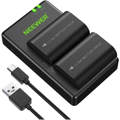 Neewer LP-E6 (Batterie de l'appareil photo, Chargeur de batterie d'appareil photo), Alimentation pour appareil photo, Noir - Publicité Neewer LP-E6 (Batterie de l'appareil photo, Chargeur de batterie d'appareil photo), Alimentation pour appareil photo, Noir - Publicité