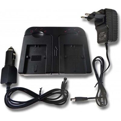 AGI Chargeur double compatible avec SONY NP-FH50 (Chargeur de batterie d'appareil photo), Alimentation pour appareil photo, Noir - Publicité AGI Chargeur double compatible avec SONY NP-FH50 (Chargeur de batterie d'appareil photo), Alimentation pour appareil photo, Noir - Publicité