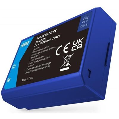 Newell Batterie SupraCell Protect LP-E10 pour Canon (Batterie de l'appareil photo), Alimentation pour appareil photo, Bleu - Publicité Newell Batterie SupraCell Protect LP-E10 pour Canon (Batterie de l'appareil photo), Alimentation pour appareil photo, Bleu - Publicité
