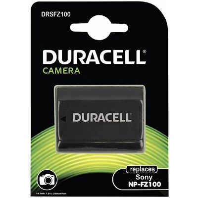 Duracell Batterie Li-Ion 2040mAh pour Sony NP-FZ100 (Batterie de l'appareil photo), Alimentation pour appareil photo, Noir - Publicité Duracell Batterie Li-Ion 2040mAh pour Sony NP-FZ100 (Batterie de l'appareil photo), Alimentation pour appareil photo, Noir - Publicité