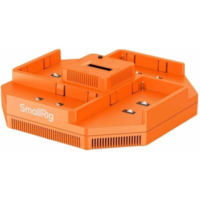 SmallRig 4837 NP F 4 Channel Camera Battery Charger (Chargeur de batterie d'appareil photo), Alimentation pour appareil photo, Orange - Publicité SmallRig 4837 NP F 4 Channel Camera Battery Charger (Chargeur de batterie d'appareil photo), Alimentation pour appareil photo, Orange - Publicité