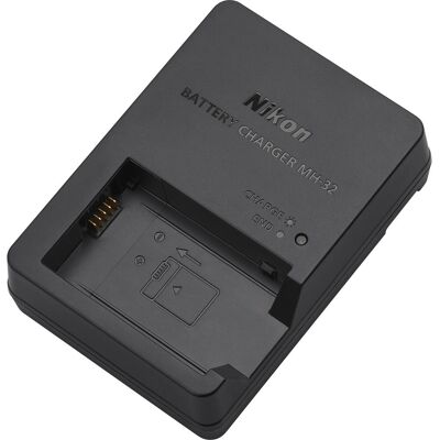 Nikon MH-32 (Chargeur de batterie d'appareil photo), Alimentation pour appareil photo, Noir - Publicité Nikon MH-32 (Chargeur de batterie d'appareil photo), Alimentation pour appareil photo, Noir - Publicité