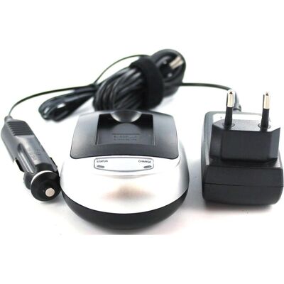 AGI Chargeur compatible avec Panasonic Lumix DMC-TZ10 (Chargeur de batterie d'appareil photo), Alimentation pour appareil photo, Argent - Publicité AGI Chargeur compatible avec Panasonic Lumix DMC-TZ10 (Chargeur de batterie d'appareil photo), Alimentation pour appareil photo, Argent - Publicité