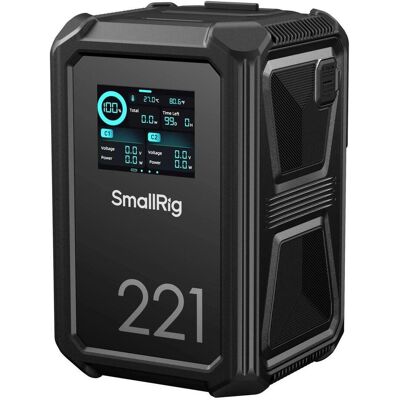SmallRig 4985 X-Touch Smart Triple-Proof V Mount Battery X221 (Batterie de l'appareil photo), Alimentation pour appareil photo, Noir - Publicité SmallRig 4985 X-Touch Smart Triple-Proof V Mount Battery X221 (Batterie de l'appareil photo), Alimentation pour appareil photo, Noir - Publicité