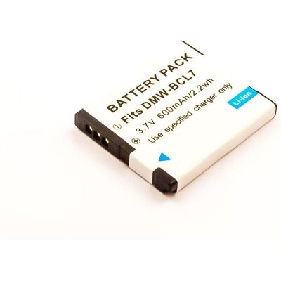 AGI 27551 - Panasonic - 600 mAh - 3,7 V - Lithium Ion (Li-Ion) - 1 pièce(s) (Batterie de l'appareil photo), Alimentation pour appareil photo, Noir - Publicité AGI 27551 - Panasonic - 600 mAh - 3,7 V - Lithium Ion (Li-Ion) - 1 pièce(s) (Batterie de l'appareil photo), Alimentation pour appareil photo, Noir - Publicité