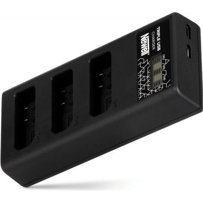 Nitecore Ładowarka trzykanałowa Newell CD-USB-C do akumulatorów EN-EL14 do Nikon (Chargeur de batterie d'appareil photo), Alimentation pour appareil photo, Noir - Publicité Nitecore Ładowarka trzykanałowa Newell CD-USB-C do akumulatorów EN-EL14 do Nikon (Chargeur de batterie d'appareil photo), Alimentation pour appareil photo, Noir - Publicité