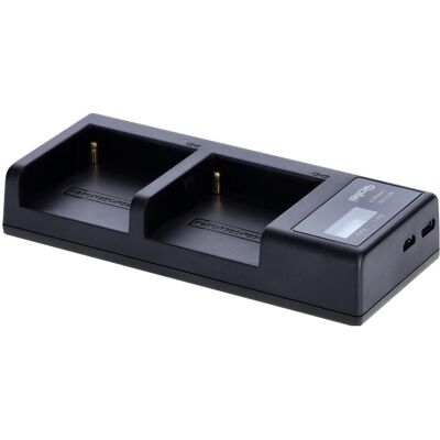 Rollei Chargeur de batterie pour batteries NP-F (Chargeur de batterie d'appareil photo), Alimentation pour appareil photo, Noir - Publicité Rollei Chargeur de batterie pour batteries NP-F (Chargeur de batterie d'appareil photo), Alimentation pour appareil photo, Noir - Publicité