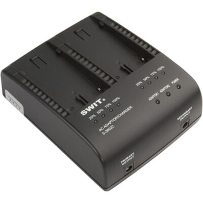 Swit S-3602C 2x2A DV charger compatible avec la série BP de Canon (Chargeur de batterie d'appareil photo), Alimentation pour appareil photo, Noir - Publicité Swit S-3602C 2x2A DV charger compatible avec la série BP de Canon (Chargeur de batterie d'appareil photo), Alimentation pour appareil photo, Noir - Publicité