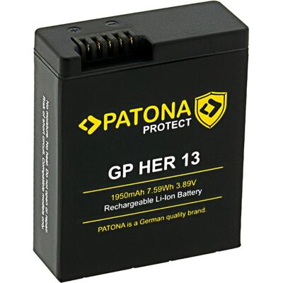 Patona Protéger la batterie GoPro 13 Enduro, Caméra d'action : accessoires, Noir - Publicité Patona Protéger la batterie GoPro 13 Enduro, Caméra d'action : accessoires, Noir - Publicité