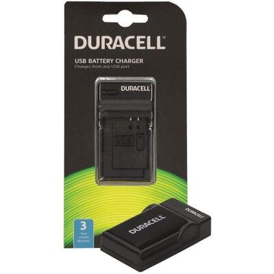 Duracell Chargeur avec câble USB pour DRC2L/NB-2L (Chargeur de batterie d'appareil photo), Alimentation pour appareil photo, Noir - Publicité Duracell Chargeur avec câble USB pour DRC2L/NB-2L (Chargeur de batterie d'appareil photo), Alimentation pour appareil photo, Noir - Publicité