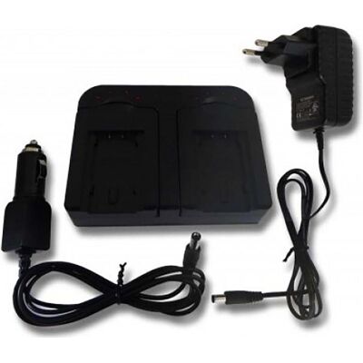 AGI Chargeur double compatible avec Panasonic VW-VBT190 (Chargeur de batterie d'appareil photo), Alimentation pour appareil photo, Noir - Publicité AGI Chargeur double compatible avec Panasonic VW-VBT190 (Chargeur de batterie d'appareil photo), Alimentation pour appareil photo, Noir - Publicité