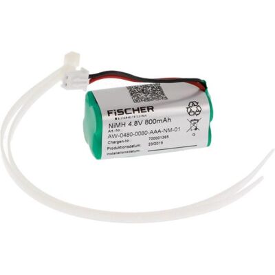 Fischer AW-0480-0080AAA-NM01 Batterie - 4,8V, 800mAh, Chargeur inclus - Batterie/Réchargeable - Publicité Fischer AW-0480-0080AAA-NM01 Batterie - 4,8V, 800mAh, Chargeur inclus - Batterie/Réchargeable - Publicité