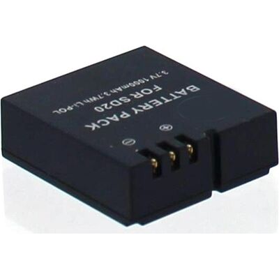 AGI 16026 - 900 mAh - 3,7 V - Lithium-ion (Li-Ion) (Batterie de l'appareil photo), Alimentation pour appareil photo, Noir - Publicité AGI 16026 - 900 mAh - 3,7 V - Lithium-ion (Li-Ion) (Batterie de l'appareil photo), Alimentation pour appareil photo, Noir - Publicité