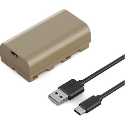 K&F Concept NP-F550 3500mAh, Type C Mount Direct Full Decoding Camera Battery (1 pc) (Batterie de l'appareil photo), Alimentation pour appareil photo - Publicité K&F Concept NP-F550 3500mAh, Type C Mount Direct Full Decoding Camera Battery (1 pc) (Batterie de l'appareil photo), Alimentation pour appareil photo - Publicité