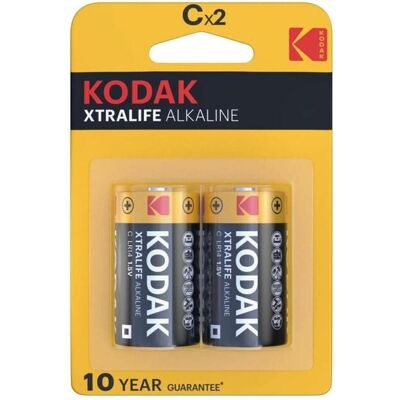 Kodak Xtralife Single-use battery C LR14 Alkaline - Pile (1 pcs, C, 7000 mAh), Batteries + piles - Publicité Kodak Xtralife Single-use battery C LR14 Alkaline - Pile (1 pcs, C, 7000 mAh), Batteries + piles - Publicité