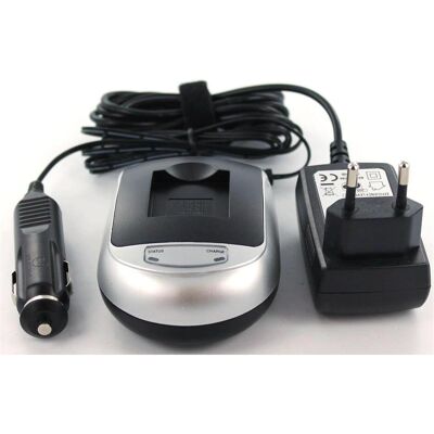 AGI Chargeur compatible avec Panasonic CGA-S007E (Chargeur de batterie d'appareil photo), Alimentation pour appareil photo, Argent, Noir - Publicité AGI Chargeur compatible avec Panasonic CGA-S007E (Chargeur de batterie d'appareil photo), Alimentation pour appareil photo, Argent, Noir - Publicité