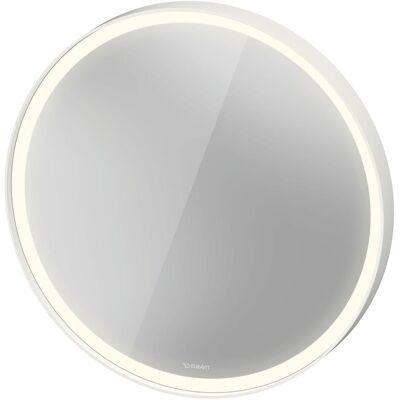 Duravit Miroir, L-Cube Miroirs avec éclairage, rond, LED 18W, 700x700x67mm, blanc aluminium mat, LC7375018180100 - Publicité Duravit Miroir, L-Cube Miroirs avec éclairage, rond, LED 18W, 700x700x67mm, blanc aluminium mat, LC7375018180100 - Publicité