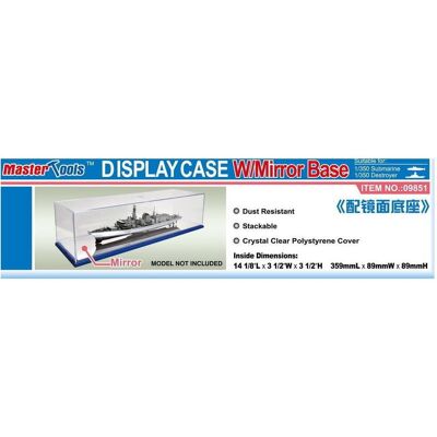 Vitrine avec base miroir 359x89x89mm - Kit de superdétail pour avions - Publicité Vitrine avec base miroir 359x89x89mm - Kit de superdétail pour avions - Publicité