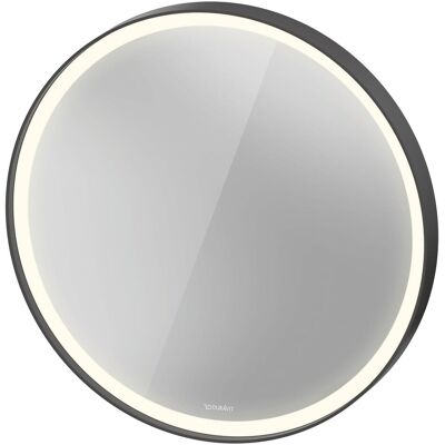 Duravit Miroir, L-Cube Miroirs avec éclairage, rond, LED 18W, 700x700x67mm, graphite aluminium mat, LC7375049490100 - Publicité Duravit Miroir, L-Cube Miroirs avec éclairage, rond, LED 18W, 700x700x67mm, graphite aluminium mat, LC7375049490100 - Publicité