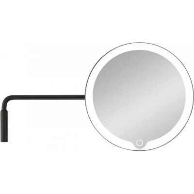 Blomus, Miroir cosmétique, Miroir cosmétique LED -MODO- Black avec fixation murale, 66352 - Publicité Blomus, Miroir cosmétique, Miroir cosmétique LED -MODO- Black avec fixation murale, 66352 - Publicité