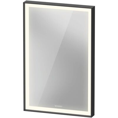 Duravit Miroir, L-Cube Miroirs avec éclairage, angulaires, LED 18W, 450x700x67mm, graphite aluminium mat (45 x 70 cm) - Publicité Duravit Miroir, L-Cube Miroirs avec éclairage, angulaires, LED 18W, 450x700x67mm, graphite aluminium mat (45 x 70 cm) - Publicité