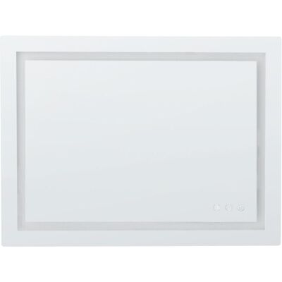 Miroir de Salle de Bain Beliani Prenois - Anti-buée, LED RGB, 80x60cm - Publicité Miroir de Salle de Bain Beliani Prenois - Anti-buée, LED RGB, 80x60cm - Publicité
