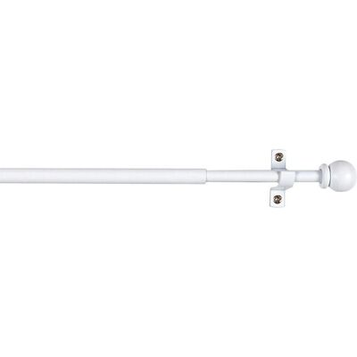 Stor Planet, Rideaux : accessoires, Porte-visière Cintacor Gamme 120-215 cm Métal Blanc - Publicité Stor Planet, Rideaux : accessoires, Porte-visière Cintacor Gamme 120-215 cm Métal Blanc - Publicité