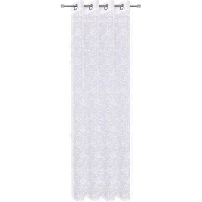 GERSTER Garda Rideau - Floral Offwhite 140x245cm - Publicité GERSTER Garda Rideau - Floral Offwhite 140x245cm - Publicité