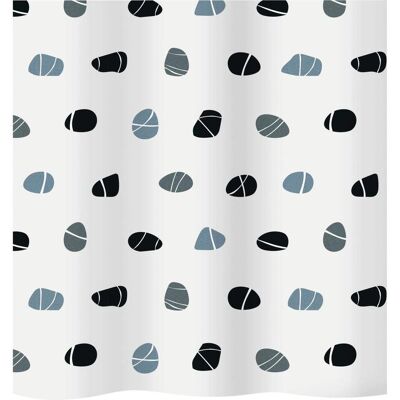 Diaqua, Rideau de douche, Rideau de douche textile Stones (240 x 180 cm) - Publicité Diaqua, Rideau de douche, Rideau de douche textile Stones (240 x 180 cm) - Publicité