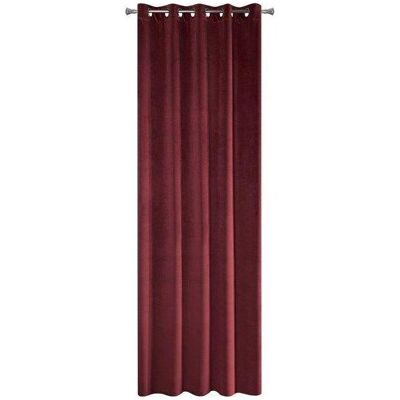 Eurofirany Rideau en velours Villa - Cerise - 140x250 cm - Publicité Eurofirany Rideau en velours Villa - Cerise - 140x250 cm - Publicité