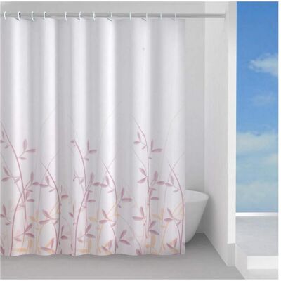 Gedy, Tringle à rideau de douche, Rideau de douche Tissu polyester G-Flora 200x240x0,1 - Publicité Gedy, Tringle à rideau de douche, Rideau de douche Tissu polyester G-Flora 200x240x0,1 - Publicité