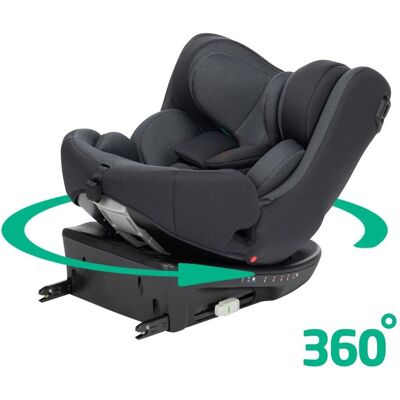 Bebeconfort EvolveFix i-Size - Siège auto - Noir fumé - De la naissance à 12 ans - Publicité Bebeconfort EvolveFix i-Size - Siège auto - Noir fumé - De la naissance à 12 ans - Publicité