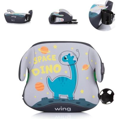 Chipolino, Siège auto, Wing i-Size 125-150cm Isofix, Space Dino (Siège rehausseur pour enfant, Norme ECE R129/i-Size) - Publicité Chipolino, Siège auto, Wing i-Size 125-150cm Isofix, Space Dino (Siège rehausseur pour enfant, Norme ECE R129/i-Size) - Publicité