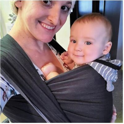 Didymos, Écharpe porte-bébé, Porte-bébé Doubleface anthracite (270 x 68 cm) - Publicité Didymos, Écharpe porte-bébé, Porte-bébé Doubleface anthracite (270 x 68 cm) - Publicité