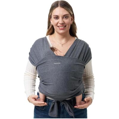 Momcozy, Porte-bébé, Baby Wrap Carrier Dark Grey - Publicité Momcozy, Porte-bébé, Baby Wrap Carrier Dark Grey - Publicité