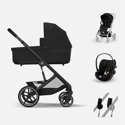 Cybex, Poussette, Système de voyage 3-en-1 Balios S Lux BLK « Cloud G3 » (0 Mois - 4 Années) - Publicité Cybex, Poussette, Système de voyage 3-en-1 Balios S Lux BLK « Cloud G3 » (0 Mois - 4 Années) - Publicité