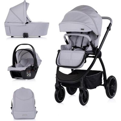 Chipolino, Poussette, Prestige 3-en-1 Platine (0 Mois - 3 Années) - Publicité Chipolino, Poussette, Prestige 3-en-1 Platine (0 Mois - 3 Années) - Publicité