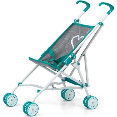 Milly Mally Julia Prestige Mint Poussette pour Poupée - Poussette Jouet - Publicité Milly Mally Julia Prestige Mint Poussette pour Poupée - Poussette Jouet - Publicité